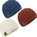 Baby Cap & Beanie Set – 3-Pack Soft Winter Hats for Infants & Toddlers (6–36 Months)