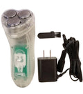 Optimus Rotary Rechargeable Wet/Dry Facial Shaver – Triple Blade System (U-50035CA)