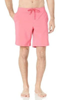 Men's Pink Swim Board Short – 9" Quick-Dry Performance Shorts, XL