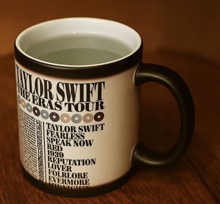 Taylor Swift Eras Tour Color Changing Coffee Mug – Collectible Tea Mug for Swifties