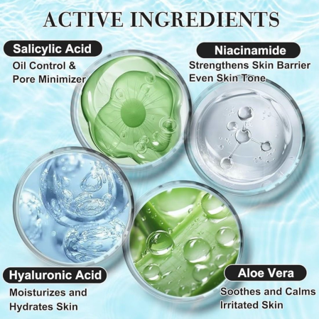 Skincare Gift Set for Teens & Women – 7-Piece Travel Size Facial Kit for Hydration & Oil Control (All Skin Types)