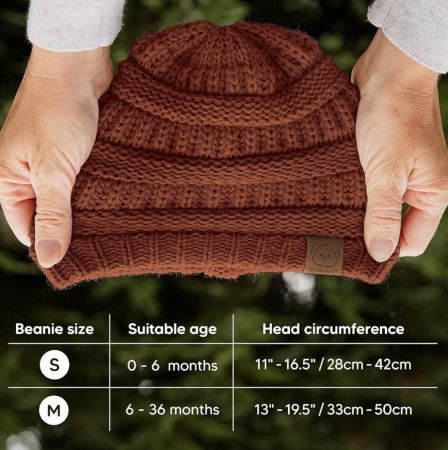 Baby Cap & Beanie Set – 3-Pack Soft Winter Hats for Infants & Toddlers (6–36 Months)