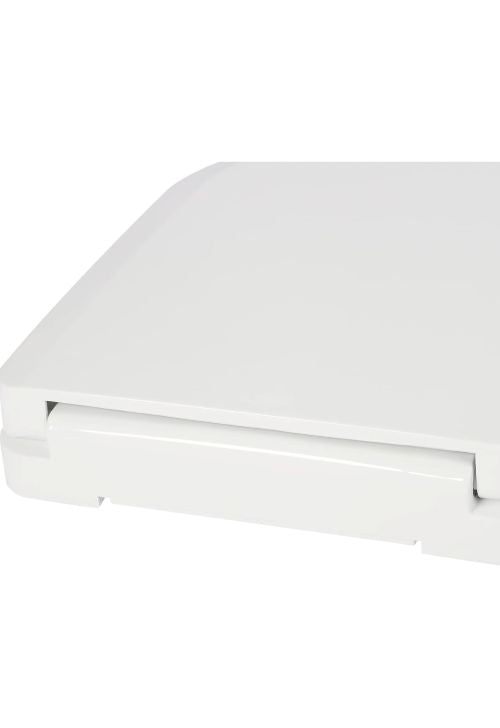 D-Shaped Non-Electric Bidet Toilet Seat with Dual Nozzles for Elongated Toilets