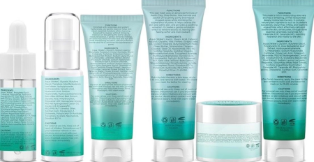 Skincare Gift Set for Teens & Women – 7-Piece Travel Size Facial Kit for Hydration & Oil Control (All Skin Types)