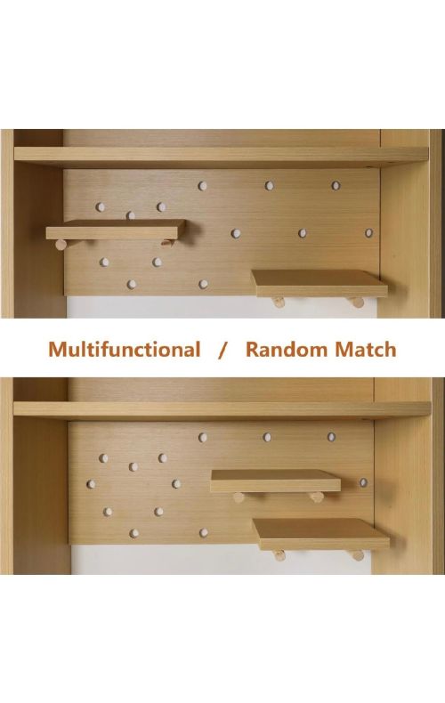 Wood Countertop Storage Shelf for Kitchen, Coffee Bar, or Office